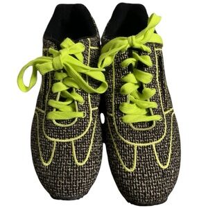 New without Box Black Neon Green Size 9.5 Lotus-One KangaRoos Lace Up Sneaker